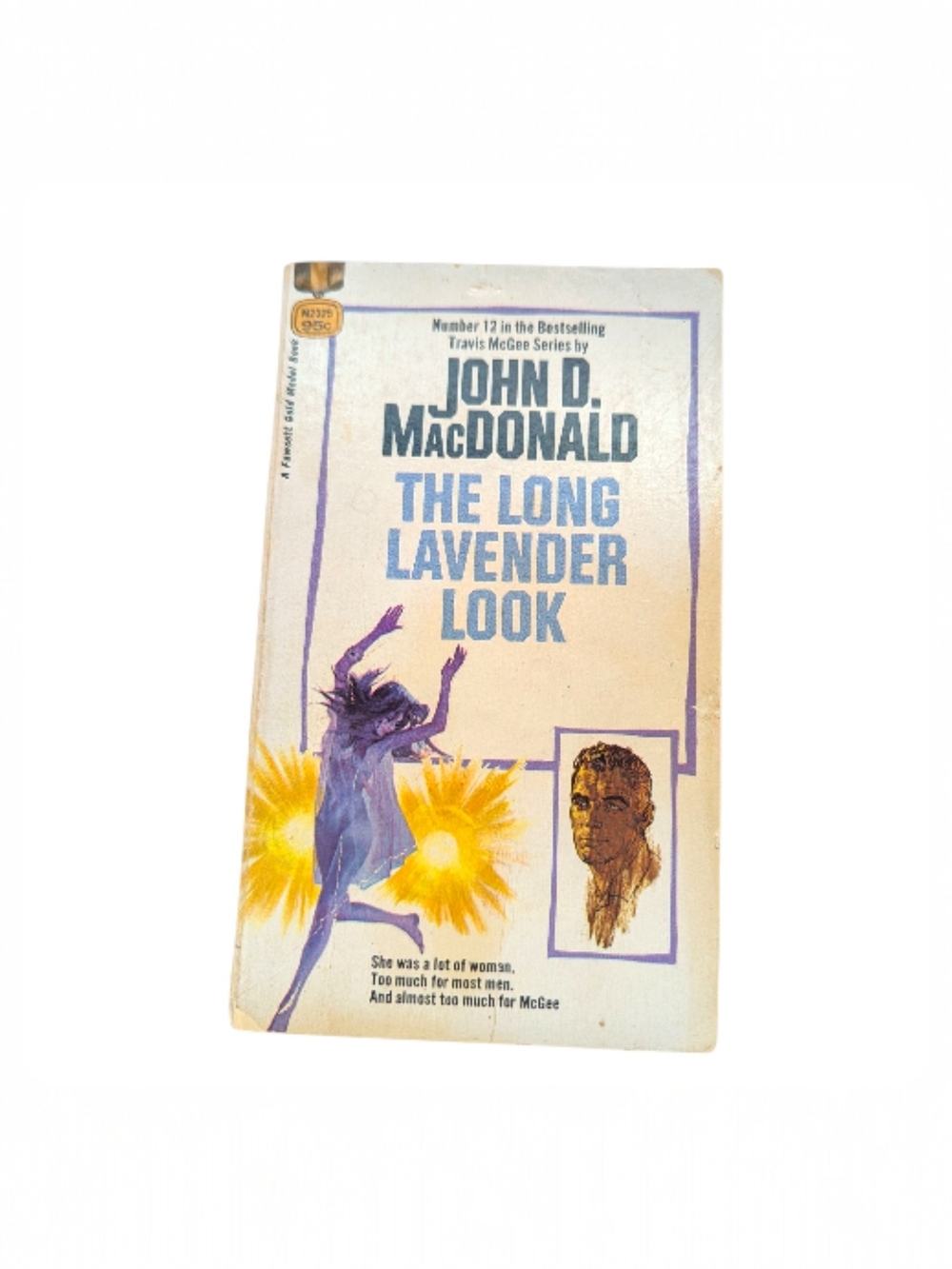 John D. MacDonald "The Long Lavender Look" Vintage 1st Edition Paperback (1970)